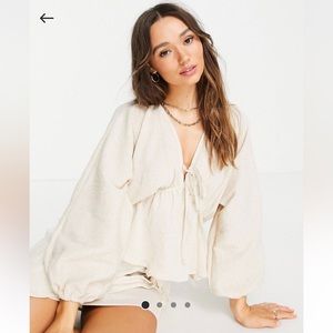 ASOS linen blouse